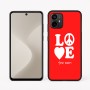 כיסוי בעיצוב אישי עם השם שלך לדגם - Motorola Moto G64 בעיצוב אהבה