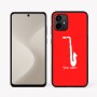 כיסוי בעיצוב אישי עם השם שלך לדגם - Motorola Moto G64 בעיצוב סקסופון