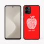 כיסוי בעיצוב אישי עם השם שלך לדגם - Motorola Moto G64 בעיצוב הדפס תפוח