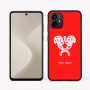 כיסוי בעיצוב אישי עם השם שלך לדגם - Motorola Moto G64 בעיצוב פרחי קרן
