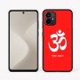 כיסוי בעיצוב אישי עם השם שלך לדגם - Motorola Moto G64 בעיצוב סמל אום