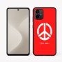כיסוי בעיצוב אישי עם השם שלך לדגם - Motorola Moto G64 בעיצוב סמל השלום
