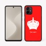כיסוי בעיצוב אישי עם השם שלך לדגם - Motorola Moto G64 בעיצוב כתר מלכותי