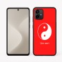 כיסוי בעיצוב אישי עם השם שלך לדגם - Motorola Moto G64 בעיצוב סמל יינג יאנג