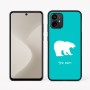כיסוי בעיצוב אישי עם השם שלך לדגם - Motorola Moto G64 בעיצוב דוב
