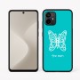 כיסוי בעיצוב אישי עם השם שלך לדגם - Motorola Moto G64 בעיצוב פרפר