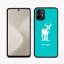 כיסוי בעיצוב אישי עם השם שלך לדגם - Motorola Moto G64 בעיצוב צבי