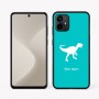 כיסוי בעיצוב אישי עם השם שלך לדגם - Motorola Moto G64 בעיצוב דינוזאור