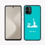 כיסוי בעיצוב אישי עם השם שלך לדגם - Motorola Moto G64 בעיצוב ג'ירפה באפריקה
