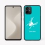 כיסוי בעיצוב אישי עם השם שלך לדגם - Motorola Moto G64 בעיצוב עכביש