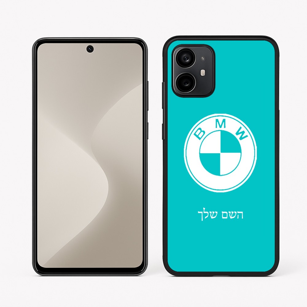 כיסוי בעיצוב אישי עם השם שלך לדגם - Motorola Moto G64 בעיצוב ב.מ.וו