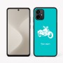 כיסוי בעיצוב אישי עם השם שלך לדגם - Motorola Moto G64 בעיצוב הארלי-דיווידסון