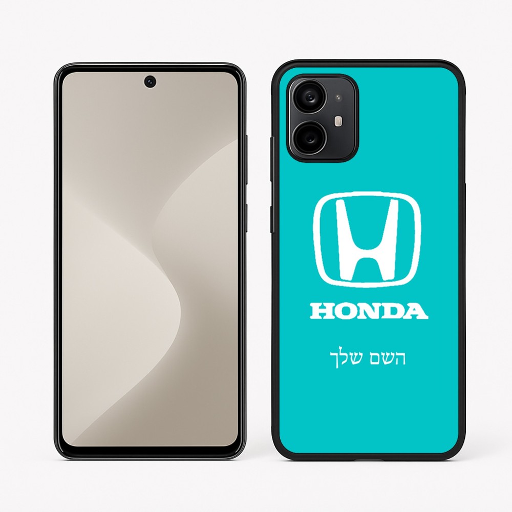 כיסוי בעיצוב אישי עם השם שלך לדגם - Motorola Moto G64 בעיצוב הונדה 2