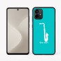 כיסוי בעיצוב אישי עם השם שלך לדגם - Motorola Moto G64 בעיצוב סקסופון