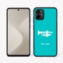 כיסוי בעיצוב אישי עם השם שלך לדגם - Motorola Moto G64 בעיצוב חצוצרה