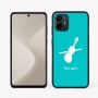 כיסוי בעיצוב אישי עם השם שלך לדגם - Motorola Moto G64 בעיצוב כינור