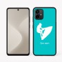 כיסוי בעיצוב אישי עם השם שלך לדגם - Motorola Moto G64 בעיצוב אופנוע ים