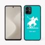 כיסוי בעיצוב אישי עם השם שלך לדגם - Motorola Moto G64 בעיצוב שחקן פולו - סוס