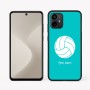 כיסוי בעיצוב אישי עם השם שלך לדגם - Motorola Moto G64 בעיצוב כדור כדורעף