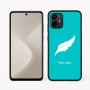 כיסוי בעיצוב אישי עם השם שלך לדגם - Motorola Moto G64 בעיצוב נוצת נוצה