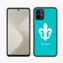 כיסוי בעיצוב אישי עם השם שלך לדגם - Motorola Moto G64 בעיצוב פרחי פרחים - צרפת