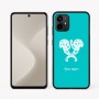 כיסוי בעיצוב אישי עם השם שלך לדגם - Motorola Moto G64 בעיצוב פרחי קרן