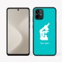 כיסוי בעיצוב אישי עם השם שלך לדגם - Motorola Moto G64 בעיצוב מיקרוסקופ