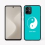 כיסוי בעיצוב אישי עם השם שלך לדגם - Motorola Moto G64 בעיצוב סמל יינג יאנג