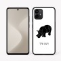 כיסוי בעיצוב אישי עם השם שלך לדגם - Motorola Moto G64 בעיצוב קרנף