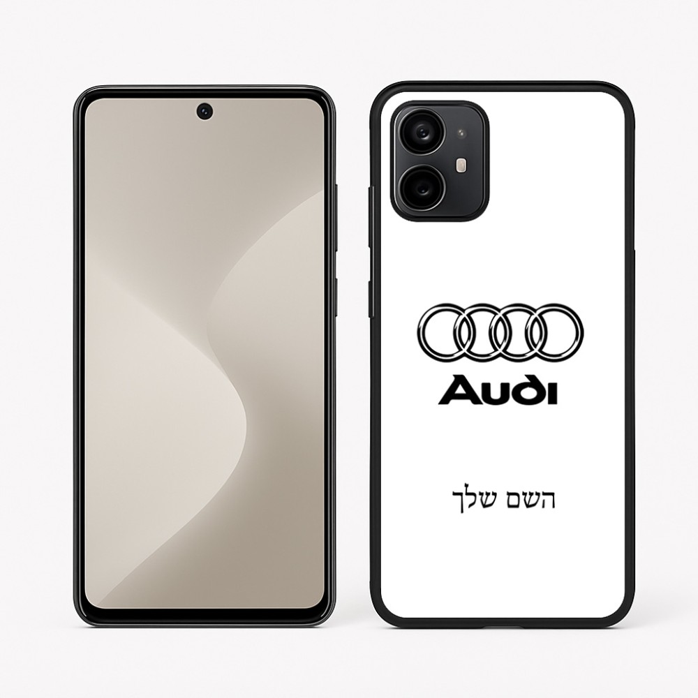 כיסוי בעיצוב אישי עם השם שלך לדגם - Motorola Moto G64 בעיצוב אאודי