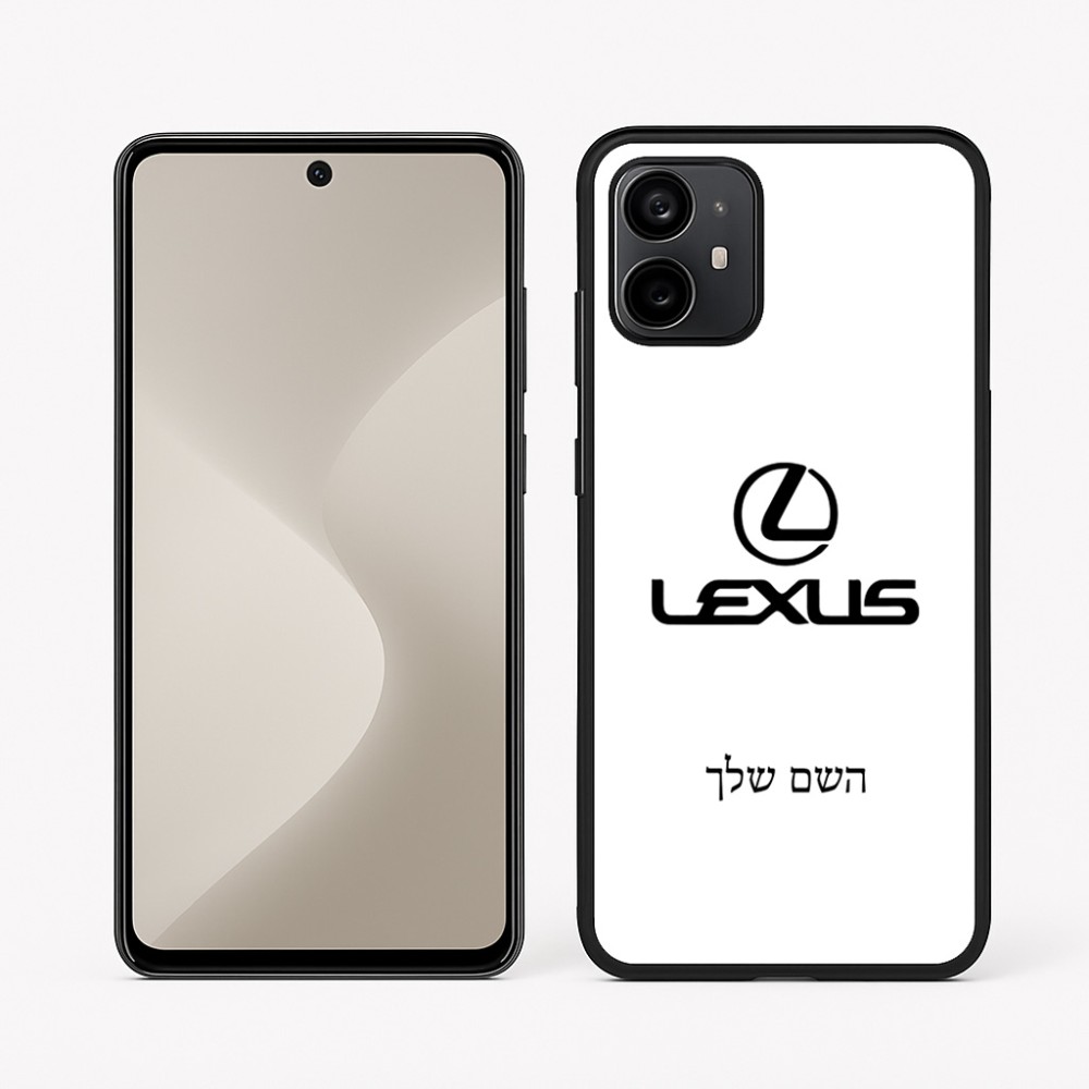 כיסוי בעיצוב אישי עם השם שלך לדגם - Motorola Moto G64 בעיצוב לקסוס