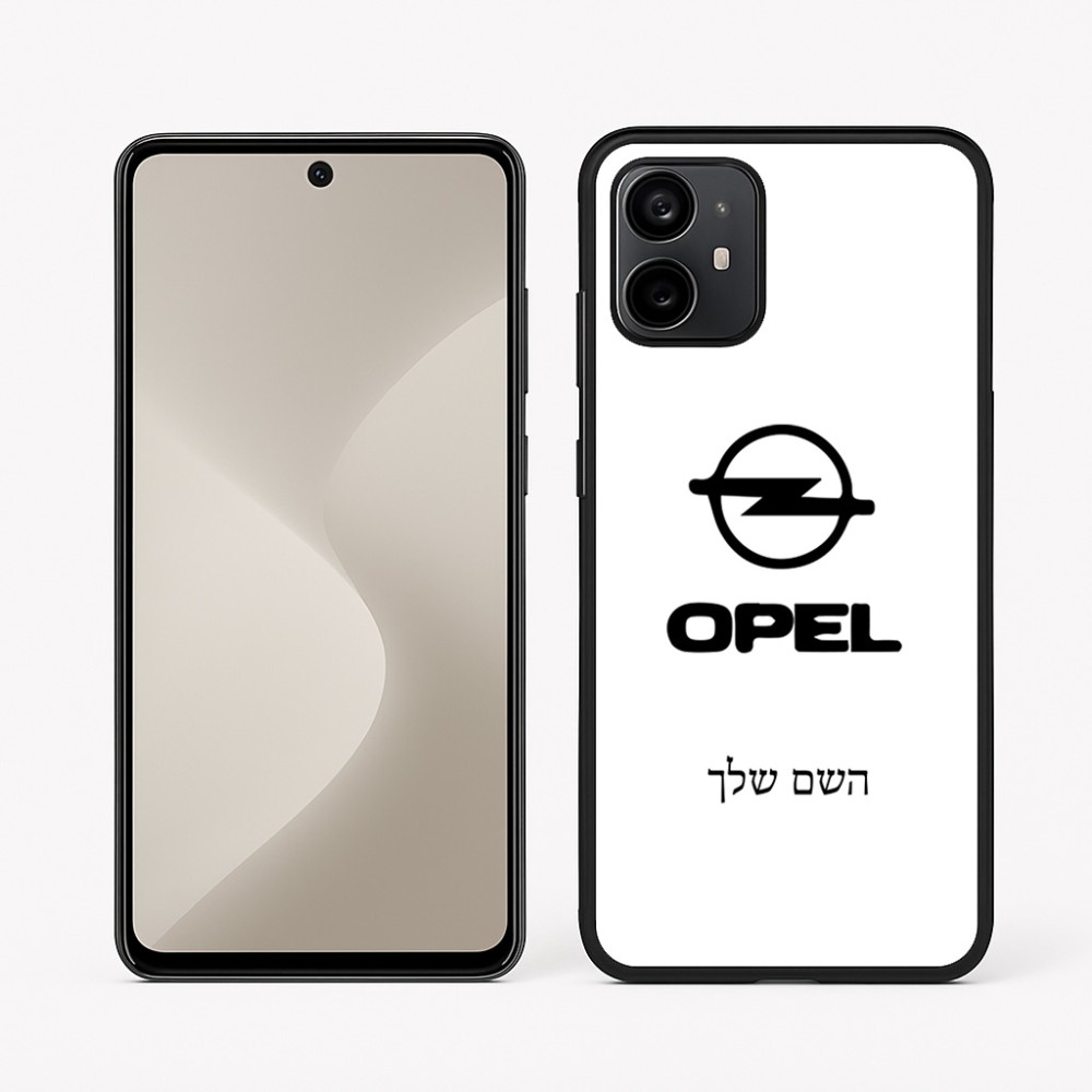 כיסוי בעיצוב אישי עם השם שלך לדגם - Motorola Moto G64 בעיצוב אופל