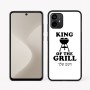 כיסוי בעיצוב אישי עם השם שלך לדגם - Motorola Moto G64 בעיצוב מלך הגריל