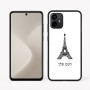 כיסוי בעיצוב אישי עם השם שלך לדגם - Motorola Moto G64 בעיצוב מגדל אייפל