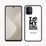 כיסוי בעיצוב אישי עם השם שלך לדגם - Motorola Moto G64 בעיצוב לנשק את החברה שלי