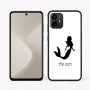 כיסוי בעיצוב אישי עם השם שלך לדגם - Motorola Moto G64 בעיצוב בתולת ים - אישה