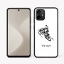 כיסוי בעיצוב אישי עם השם שלך לדגם - Motorola Moto G64 בעיצוב אופנוע שלג