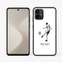 כיסוי בעיצוב אישי עם השם שלך לדגם - Motorola Moto G64 בעיצוב שחקן כדורגל
