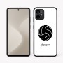 כיסוי בעיצוב אישי עם השם שלך לדגם - Motorola Moto G64 בעיצוב כדור כדורעף