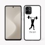 כיסוי בעיצוב אישי עם השם שלך לדגם - Motorola Moto G64 בעיצוב הרמת משקולות