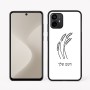 כיסוי בעיצוב אישי עם השם שלך לדגם - Motorola Moto G64 בעיצוב חיטה גלית זהב