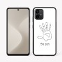 כיסוי בעיצוב אישי עם השם שלך לדגם - Motorola Moto G64 בעיצוב יד