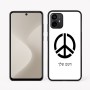 כיסוי בעיצוב אישי עם השם שלך לדגם - Motorola Moto G64 בעיצוב סמל השלום