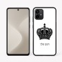 כיסוי בעיצוב אישי עם השם שלך לדגם - Motorola Moto G64 בעיצוב כתר מלכותי