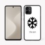 כיסוי בעיצוב אישי עם השם שלך לדגם - Motorola Moto G64 בעיצוב שלג