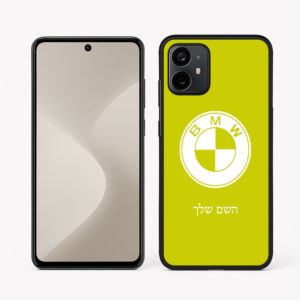 כיסוי בעיצוב אישי עם השם שלך לדגם - Motorola Moto G64 בעיצוב ב.מ.וו