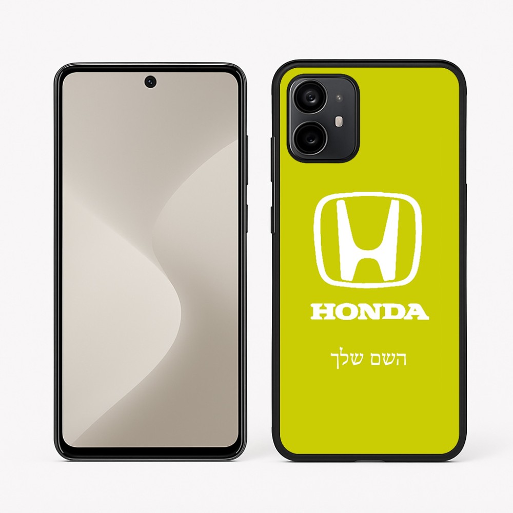 כיסוי בעיצוב אישי עם השם שלך לדגם - Motorola Moto G64 בעיצוב הונדה 2