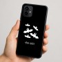 כיסוי בעיצוב אישי עם השם שלך לדגם - Motorola Moto G64 בעיצוב עטלפים