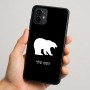 כיסוי בעיצוב אישי עם השם שלך לדגם - Motorola Moto G64 בעיצוב דוב