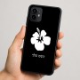 כיסוי בעיצוב אישי עם השם שלך לדגם - Motorola Moto G64 בעיצוב פרח היביסקוס